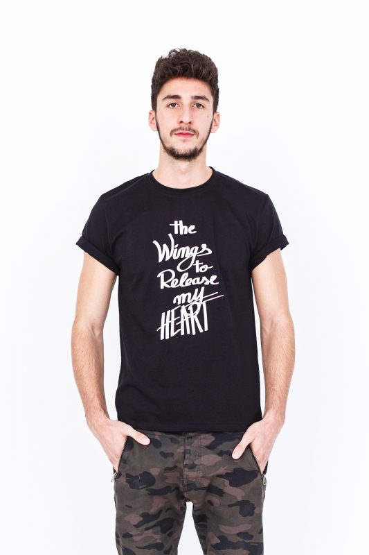 T-shirt Wings Black for him