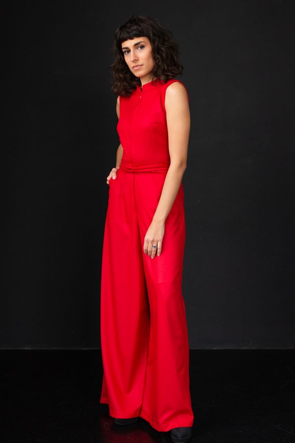 Jumpsuit for party red