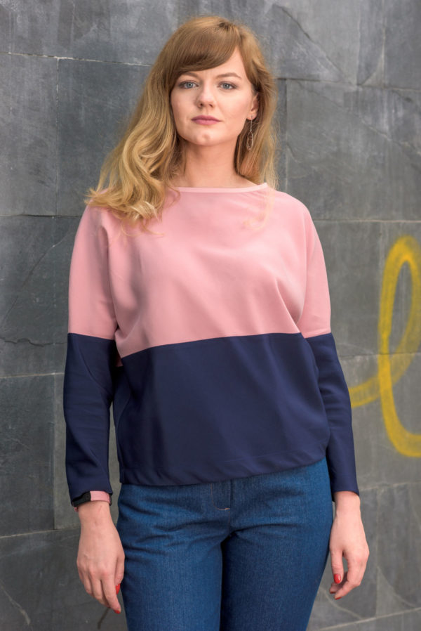 DUET IN ROSE TOP by Maria Amelian