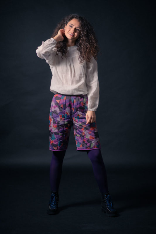 Cubist Quilted Shorts