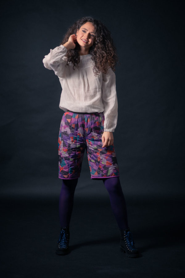 Cubist Quilted Shorts