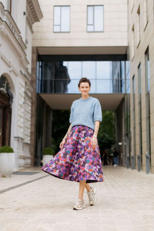 Romantic Cubist Skirt