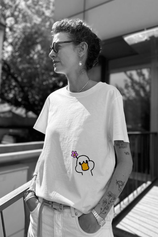 The White Duffy Duck T-shirt